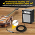1 Foot 1/4 inch Extension Cable, 6.35mm TRS Male to Female Stereo Adapter Jack, Hi-Fi Sound, Gold Plated Connectors