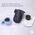 Eco-Fused Camera Lens Pouches, Microfiber Lens Cloth Bag, 4 Pack, Soft Camera Wraps for Multi-Sized Lenses and