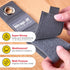 Heavy-Duty Wrap-It Storage Straps, Assorted 10-Pack, Hook and Loop Organizer, Graphite Gray