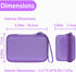 Aenllosi Kids Camera Case for Anchioo/ESO XOFFORE Instant Print Camera Toys, Purple, Case Only, Photo Paper & Color Pen
