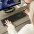 Verbatim Slimline Wireless Keyboard and Mouse Combo, 2.4GHz USB Plug-and-Play, Full-Size Computer Keyboard Compatible