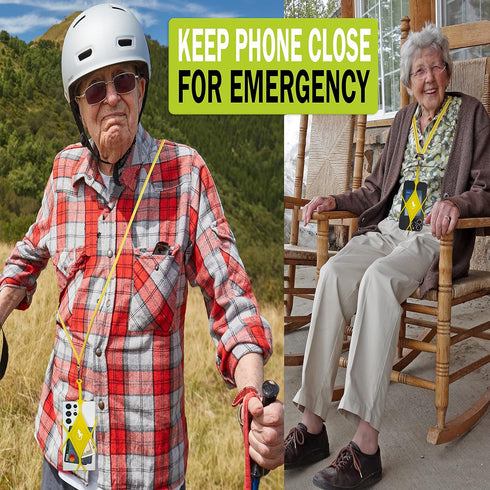 Cell Phone Lanyard Crossbody - by Gecko Cell Phone Lanyards for Around The Neck Compatible with iPhone Neck Holder -