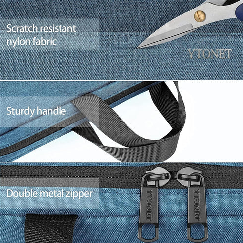 Ytonet 13-13.3 Inch Laptop Sleeve Case - Water Resistant TSA Laptop Bag with Handle for MacBook, HP, Dell, Lenovo, Acer