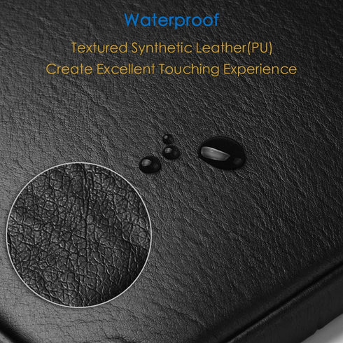 14" Laptop Sleeve Compatible with 13 Inch MacBook Air Pro, HP 14 Inch Laptop Cover, Waterproof PU Leather, Black