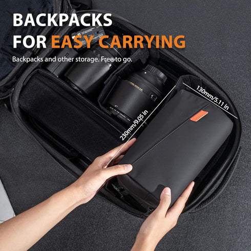 Tomat Pocket 3 Carry Bag for DJI Osmo Pocket 3, Portable Travel Case Organizer for Insta360 X4 Ace Pro
