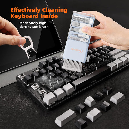 10-in-1 Laptop Keyboard Cleaning Kit, Electronics Screen Cleaner Tool with 3 in 1 Earbud Cleaner Pen, Camera Lens Pen