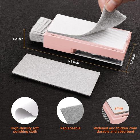 Laptop Screen Keyboard Cleaner Kit, Electronics Lens Cleaning Tool for MacBook, iPad, iPhone Pro, Compact Design