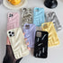 Caseative for iPhone 12 Pro Case,Water Ripple Pattern Wave Compatible with iPhone Case (Silver,iPhone 12 Pro)