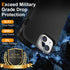 Military Grade iPhone 13 Case with 2 Pack Screen Protector - Rugged Full Body Protection for Men & Women (Black)