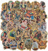 Vintage Stickers Pack, 100pcs Retro Girl Sailor Waterproof Vinyl Decals for Water Bottles, Laptops, Cars, Skateboards