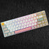 PBT Keycaps 60 Percent Dye-Sub XDA 134 Retro Keycap Set for Cherry MX Gateron Kailh Switches, Gaming Mechanical Keyboard