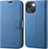 OCASE iPhone 13 Wallet Case - Light Blue PU Leather Flip Folio, RFID Blocking, Card Holders, Shockproof TPU, 6.1" 2021.