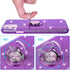 Wisdompro Glitter Case for iPhone 11, Purple, with Ring Holder Kickstand for Women Girls