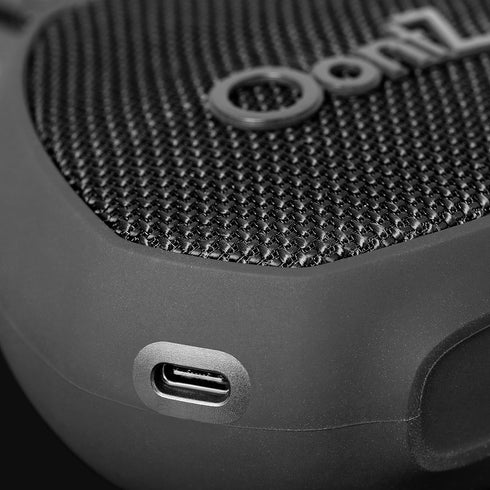 OontZ Clip Portable Wireless Bluetooth Speaker with Carabiner, 12W IPX7 Waterproof Outdoor Travel Speaker