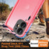 Cozycase Waterproof iPhone 11 Case with Built-in Screen Protector, Full-Body Rugged Bumper Cover, Shockproof (Pink)