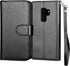 NJJEX for Galaxy S9 Plus Case, PU Leather Wallet Case with 9 Card Slots, Magnetic Folio Flip Cover, Detachable