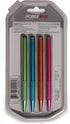 Mobile Edge 2-in-1 Stylus Pen for Touch Screens, High Precision for Apple iPad, iPhone, Android, and More, 4-Pack Set