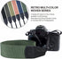 Padwa Lifestyle Dark Green Camera Strap, 2" Wide Cotton Woven Genuine Leather Head, Complimentary 2 Pcs Quick Release