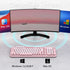 Links9+ 2.4GHz Wireless Bluetooth Keyboard, Retro Round Typewriter Keyboard, Dual Mode Bluetooth & Receiver, Compatible
