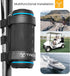 TREBLAB Bluetooth Speaker Mount - Universal Adjustable Strap Holder for Bike, Golf Cart Railing, Compatible with Most