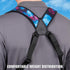 USA GEAR DSLR Camera Strap Chest Harness with Quick Release Buckles, Galaxy Neoprene Pattern and Accessory Pockets -