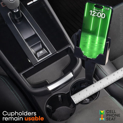 Cup Holder Phone Holder, Phone Mount for Car and Truck, Smartphone Car Accessories, iPhone 16, Google, Samsung, Black