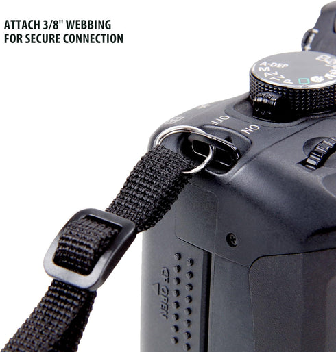 USA Gear TrueSHOT Camera Strap Neoprene Camera Straps - Padded Neck Strap, Pockets, and Quick Release Buckles