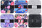 Eco-Fused 6X Glitter Floral Microfiber Screen Cleaning Pads, Wipes for Electronics, Glasses, Tablets, Laptops
