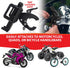 Diamond Plate Adjustable Phone Mount for Motorcycle/Bicycle