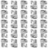 Right Angle Coaxial Connector, 50 Pcs F Type Female to Male Adapter, Compatible with RG59/RG6 Coax Cable and Wall Plates, for TV, Modem, Internet Router etc.