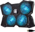 KLIM Wind Laptop Cooling Pad - New Version 2024 - The Most Powerful Rapid Action Cooling Fan with 4 Cooling Fans at