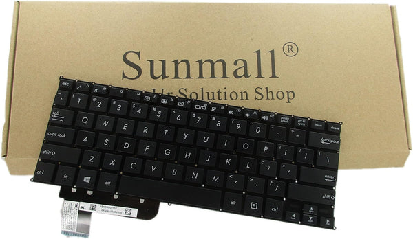ASUS Compatible Laptop Replacement Keyboard Without Frame - US Layout Black for X200, X201E, X202E, Q200, Q200E, S200,