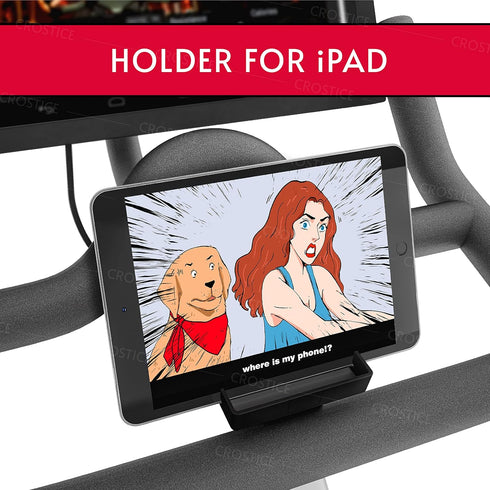 Phone Holder Compatible with Peloton Bike & Bike Plus, Original Design Tray for iPhone and Cell Phones