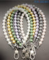 Gift,15 Beaded Phone Strap,Premium Crystal Pearl Lanyard Elegant Chain-Cute&Glossy Wrist Strap for Phone Case,Women