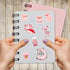 50 PCS Pig Stickers, Waterproof Decal Vinyl Cute Animal Kawaii Cartoon Pink Piggy Sticker Decoration for Water Bottles,