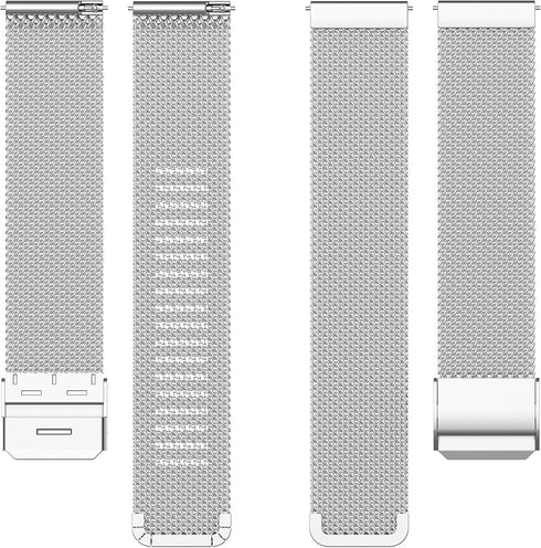Chofit Metal Mesh Stainless Steel Loop Compatible with Fitpolo IDW15/Quican IDW15 Watch Band for Women & Men