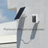 Wasserstein Solar Panel (2W 5V) for Wyze Cam Pro - Continuous Power for Surveillance Camera (White) (Camera NOT