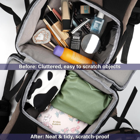 Walking Way Self-Adhesive Magic Cloth Makeup Bag, Portable Cosmetic Pouch, Camera Lens Wrap for Travel