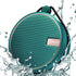 INSMY C12 IPX7 Waterproof Shower Bluetooth Speaker, Portable Small Speaker with Loud Clear Sound, Teal