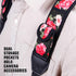 USA Gear DSLR Camera Strap Chest Harness with Quick Release Buckles, Floral Neoprene Pattern and Accessory Pockets