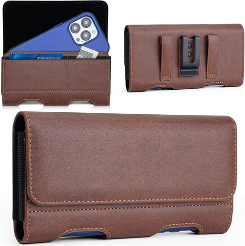 Mopaclle Phone Holster with Belt Clip for Samsung Galaxy S25 Ultra S24 Ultra S23 S22 Ultra, Cell Phone Belt Holder with