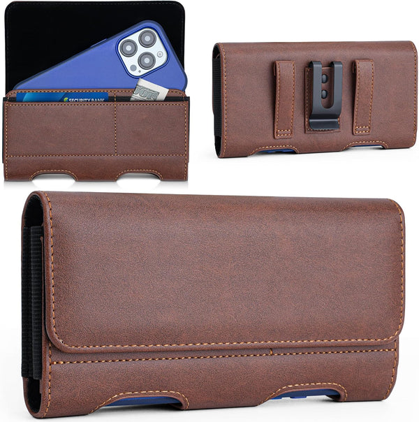 Mopaclle Phone Holster with Belt Clip for Samsung Galaxy S25 Ultra S24 Ultra S23 S22 Ultra, Cell Phone Belt Holder with