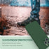 SURPHY Compatible with iPhone 13 Pro Case with Screen Protector, Liquid Silicone Phone Case, Clover Green, 6.1 inch