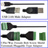 zdyCGTime USB 2.0 A Screw Terminal Block Connector Cable - USB 2.0 A Male Plug to 5 Pin/Way Female Bolt Screw
