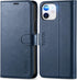 TUCCH Wallet Case for iPhone 12 Pro/12 5G, TPU Shockproof Inner Shell, RFID Blocking Magnetic Stand Cover