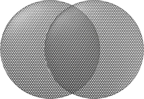 ACROPIX Universal 4.5 Inch Speaker Grills Mesh for Audio Subwoofer, 120x6.5mm Grille without Frame, Black - 2 Pack