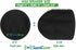 Two Large Black Heavy Duty Marine Wakeboard Tower Pod Speaker Covers for Large Round Boat Speakers - Cover Dimensions: Height 14" x Width 14" x Depth 12.8” - Check Dimensions Before Ordering