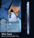 FNTCASE Anti Yellowing Clear Case for Samsung Galaxy S24, Military Grade Protection Slim Shockproof Transparent Cover