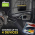 Scosche DCLSPD402SW DoubleUp Dual 12V Adapter with Dual 20W USB-C Power Delivery Charger for Fast Charging