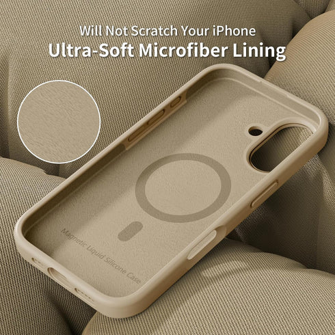 OAOA 16 Magnetic Engraved Case Compatible with iPhone Case, Compatible with Magsafe, Camera All-Round Protection, Slim